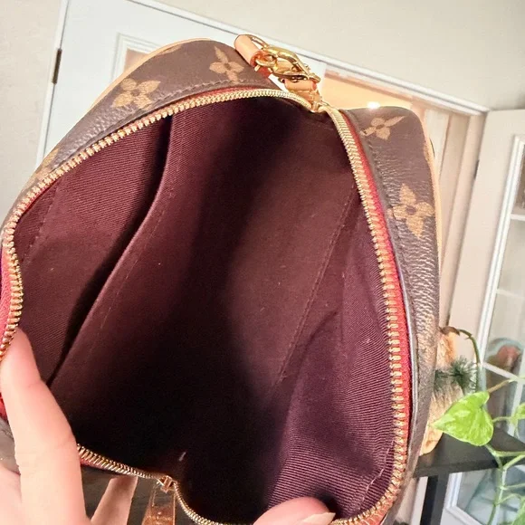 SOLD! LOUIS VUITTON Monogram Deauville Mini shoulder bag tag charm - Picture 12 of 16